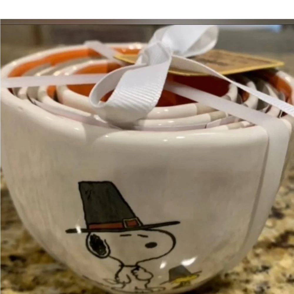 Rae Dunn Peanuts Collaboration nested measuring cups - Picture 2 of 6
